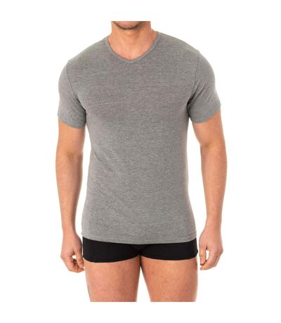 Men's short-sleeved V-neck T-shirt A040X