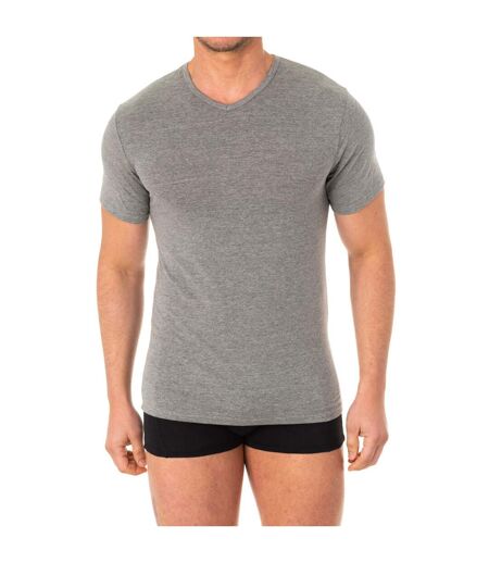 Men's short-sleeved V-neck T-shirt A040X