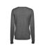 Womens/ladies sweatshirt grey melange Tee Jays