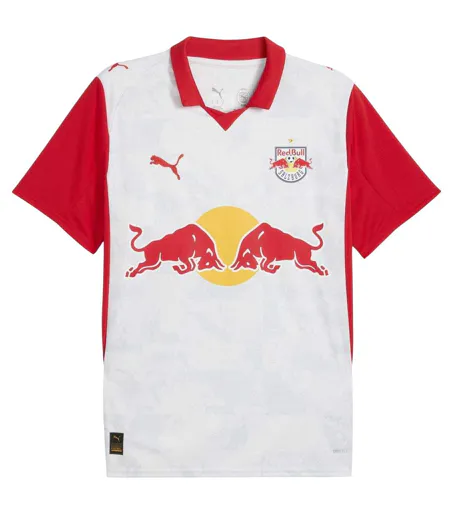 Mens Salzburg 25/26 Red Bull Home Jersey White Red Puma