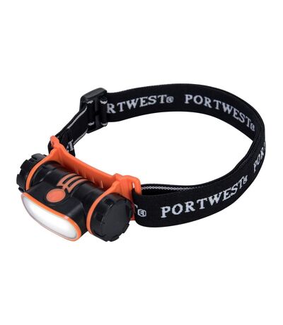 Portwest Rechargeable USB Head Torch (Black) (One Size) - UTPW1381