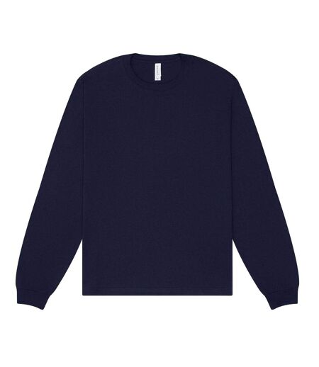T-shirt Manches Longues Adulte Bleu Marine Bella + Canvas