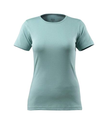 Womens/ladies Crossover Arras T-shirt Dusty Turquoise Mascot