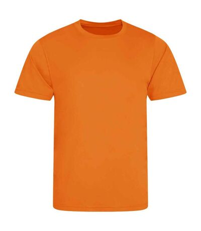 Unisex adult smooth t-shirt orange crush AWDis Cool