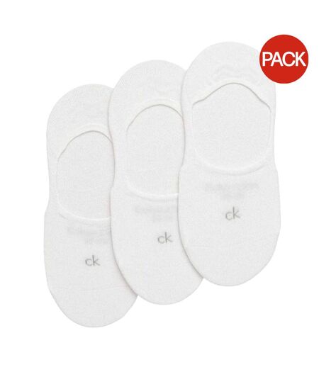 Socquettes Discrètes Motif/style Logo Femme Blanc Calvin Klein