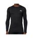 T-shirt Manches Longues Noir Homme Under Armour Fitted