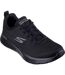 Mens go walk flex vespid trainers black Skechers