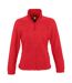 SOLS Womens/Ladies North Full Zip Fleece Jacket (Red)