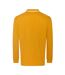Polo homme moutarde / blanc Awdis-2