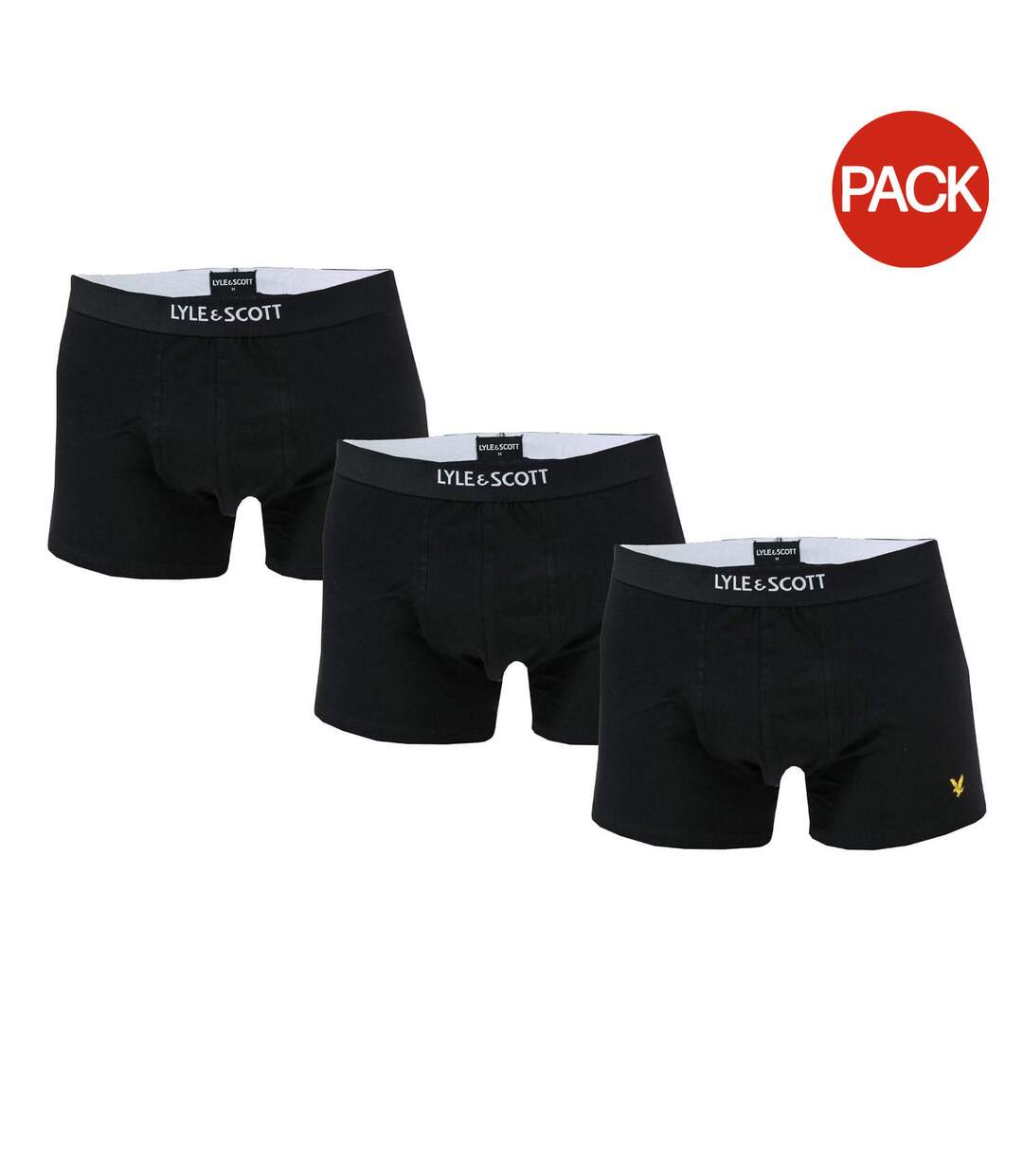 Boxers Nathan Homme Noir Blanc Lyle & Scott-1
