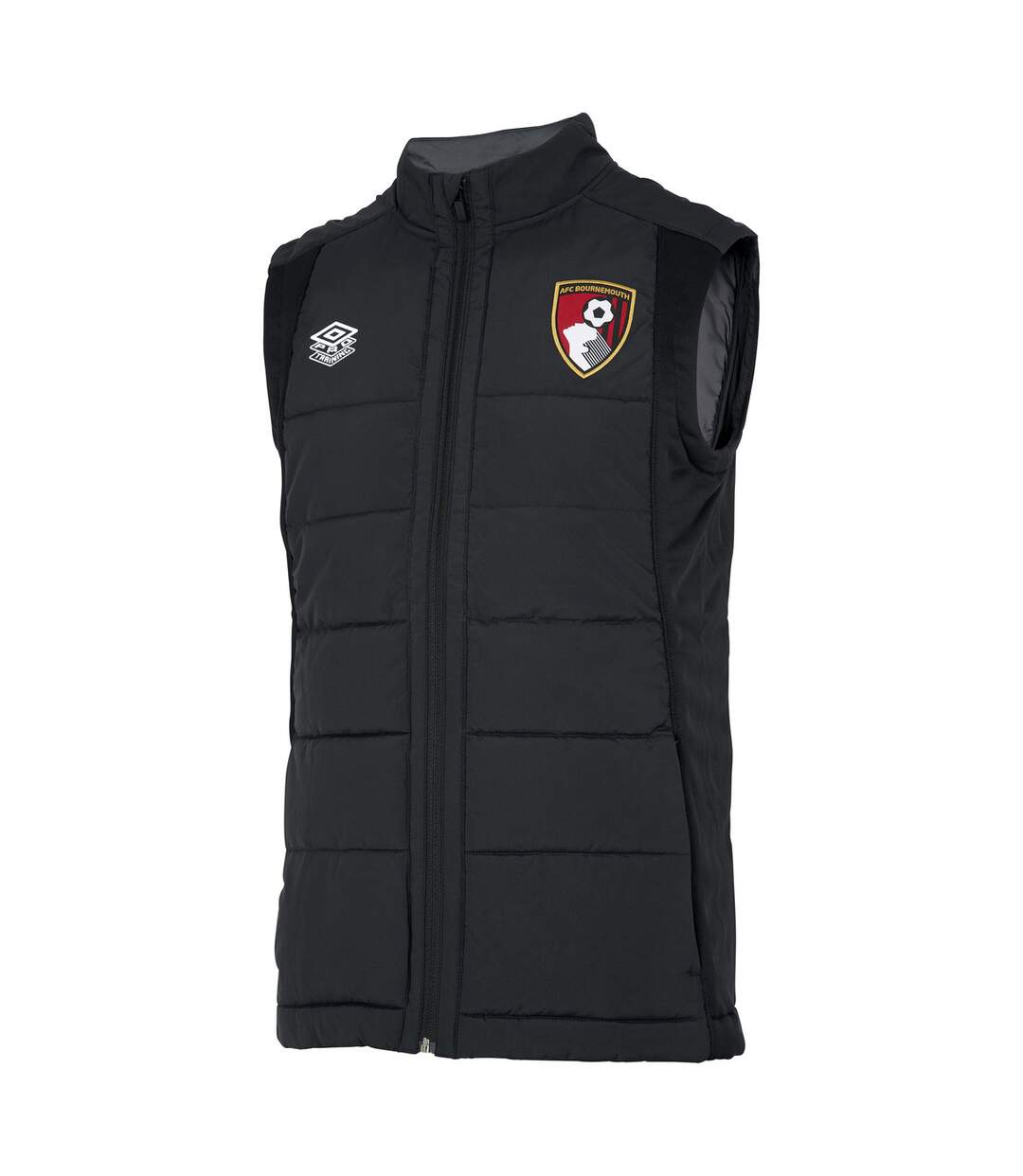 Mens 22/23 umbro gilet black AFC Bournemouth-1