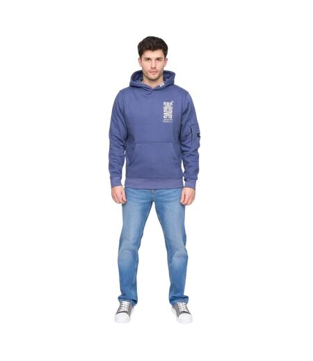 Mens tremake hoodie navy Duck and Cover