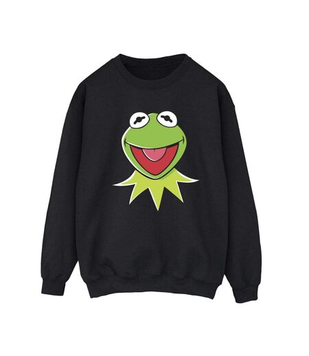 Disney Sweatshirt femme/femme Muppets Kermit Head (Noir) - UTBI31227