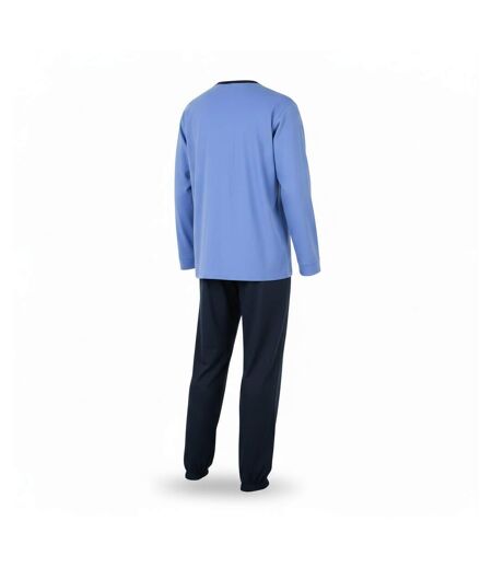 OZABI Pyjama Homme Doublé Polaire Écusson Brodé