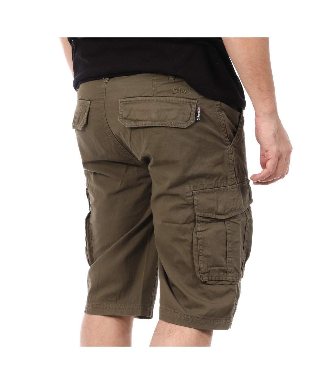 Short Kaki Homme Schott Cargo - 29-2