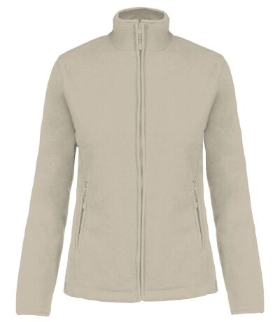 Veste micropolaire zippée - Femme - K907 - beige