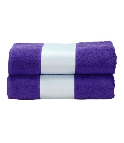 A&R - Serviette de bain SUBLI-ME (Violet) (Taille unique) - UTRW6041