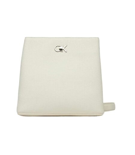Sac seau blanc femme calvin klein jeans bucket - taille unique
