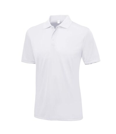 AWDis Just Cool Mens Smooth Short Sleeve Polo Shirt (Arctic White) - UTPC2632