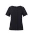 Blouse Manches Courtes Verona Femme Noir Brook Taverner-1