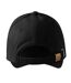 Casquette De Baseball Motif/style 6 Panneaux Noir Malfini-2