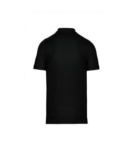 Kariban Mens Pique Anti-Bacterial Polo Shirt (Black)