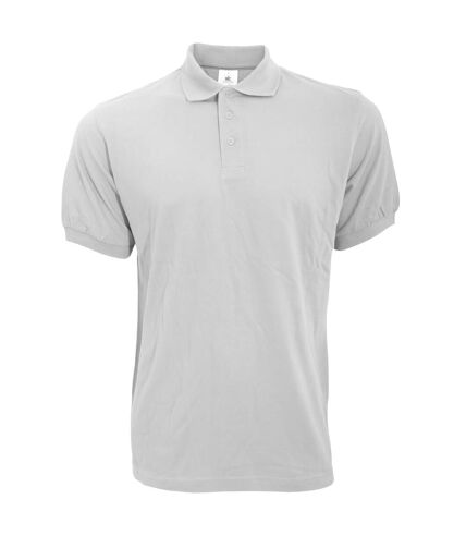 B&C Safran Mens Polo Shirt / Mens Short Sleeve Polo Shirts (White) - UTBC103