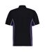 Mens track classic polo shirt black/purple/white GAMEGEAR-2