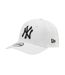 Childrens/kids 9forty New York Yankees Baseball Cap White New Era-1