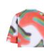 Womens/ladies Abstract Crew Neck T-shirt Multicoloured Diadora-4