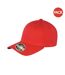 Lot de 2  casquettes kansas adulte rouge Result