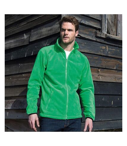 Result Mens Core Fashion Fit Outdoor Fleece Jacket (Vivid Green)