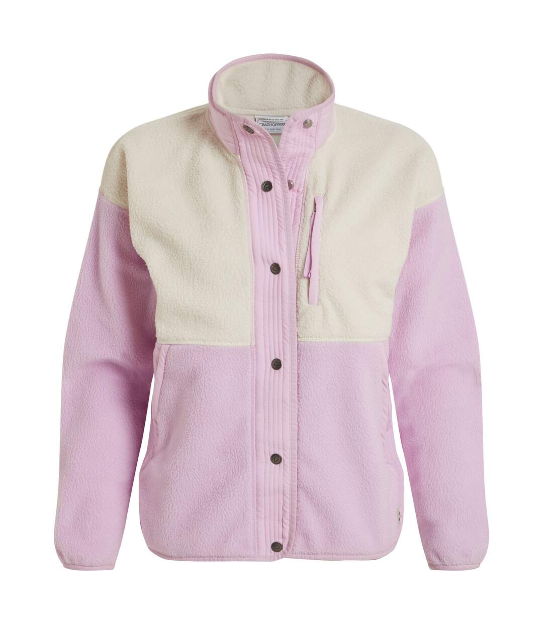 Veste polaire otrail femme rose pâle / calicot Craghoppers-1