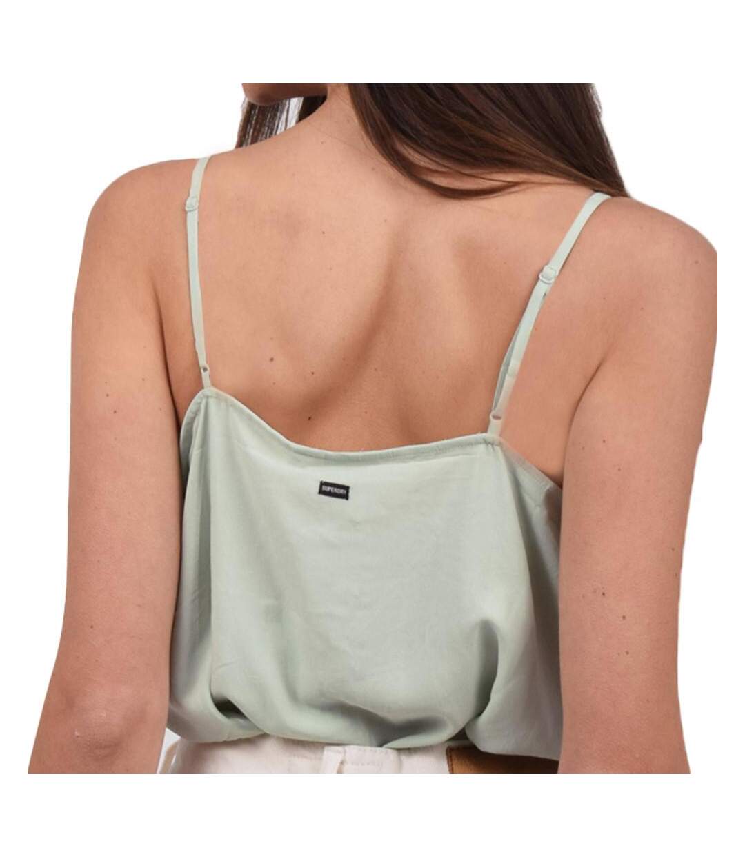 Débardeur Vert Femme Superdry Cami - XS-2