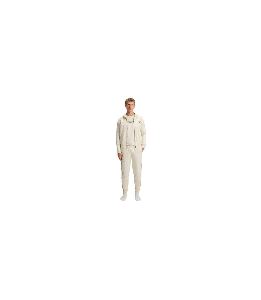 Pantalon De Survêtement Iconic Homme Blanc Boss-1