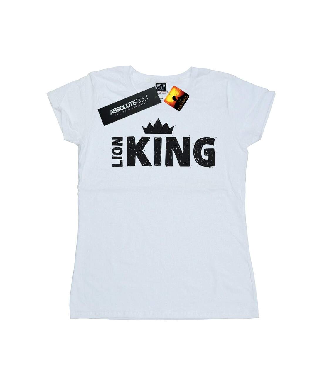 Disney - T-shirt THE LION KING MOVIE CROWN - Femme (Blanc) - UTBI25136-1