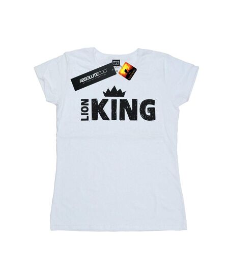 Disney - T-shirt THE LION KING MOVIE CROWN - Femme (Blanc) - UTBI25136