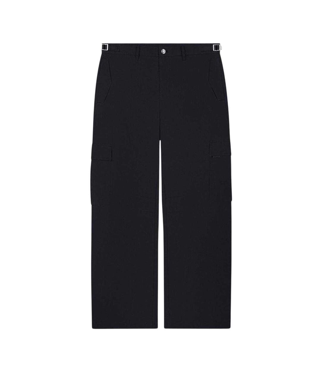 Mens Ripstop Cargo Trousers Black Couture Club-2