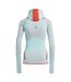 Sweat À Capuche Manches Raglan Motif/style Géométrique Tech Femme Vert Adidas-3