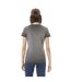 T-shirt femme uni flammé à col rond et print devant Fast Vondutch-3