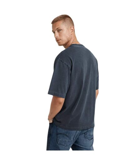Mens Cotton Jersey Boxy T-shirt Petrol G-Star