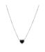 Collier cœur noir clio blue angel - taille unique-2