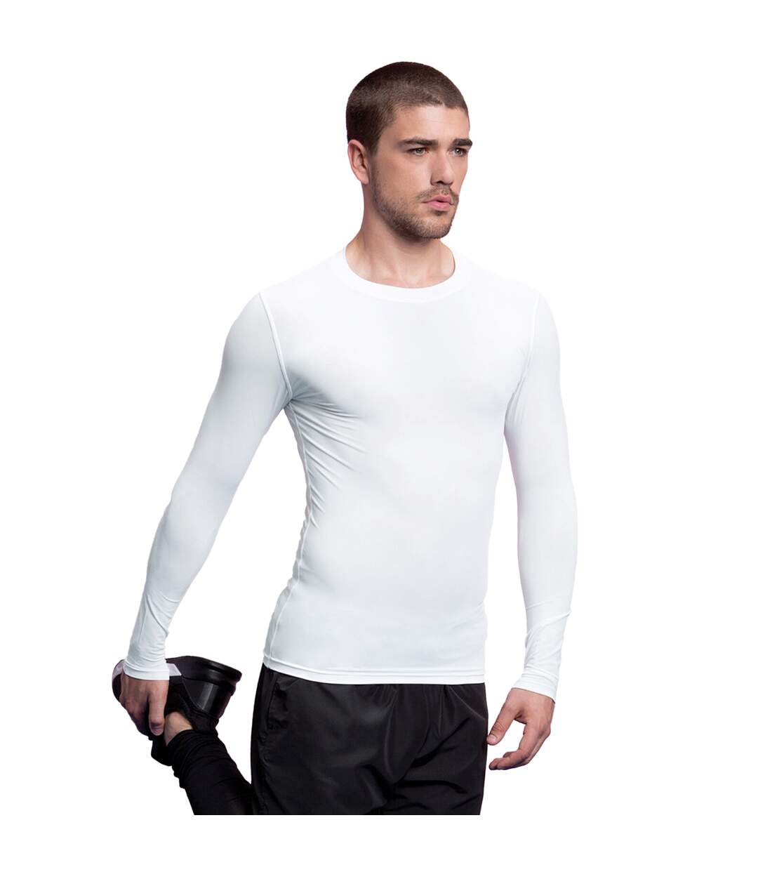 Gamegear® Mens Warmtex® Long Sleeved Base Layer / Mens Sportswear (White) - UTBC438