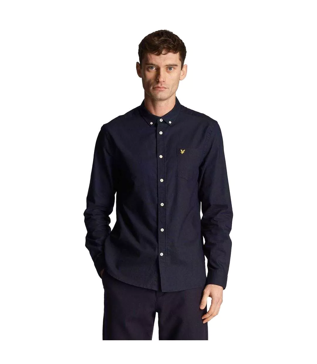 Chemise Homme Bleu Marine Lyle & Scott-1