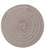 Set de Table Déco Olivia 38cm Gris Clair-1
