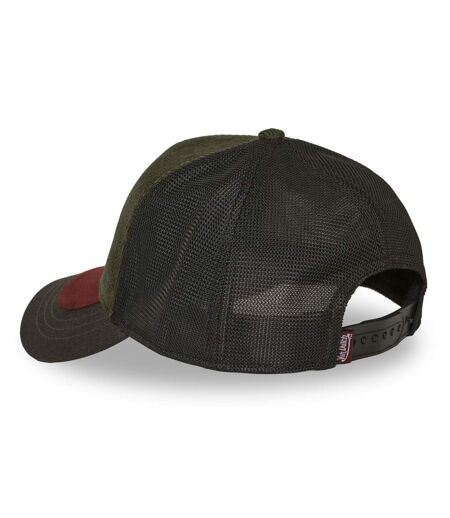 Casquette trucker filet premium avec patch et visière bimatière Shiel Vondutch