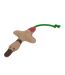 Duck leather interactive dog toy one size brown/green/red Digby & Fox