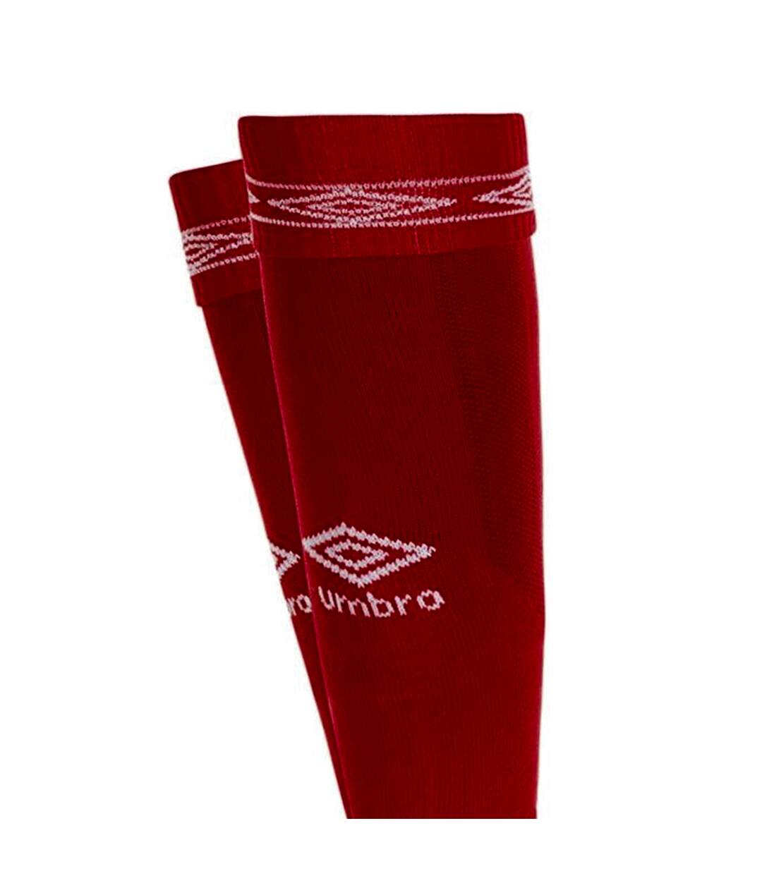 Umbro - Chaussettes de foot DIAMOND (Rouge / Blanc) - UTUO227-3