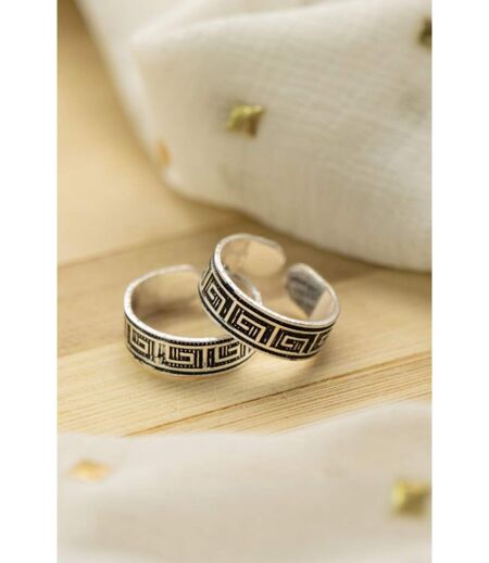 Bohemian Midi Tribal Beach Stacking Wide Band Toe Ring