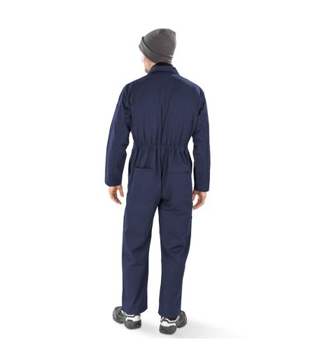 Unisex Adult Action Overalls Navy Blue Result Genuine Recycled